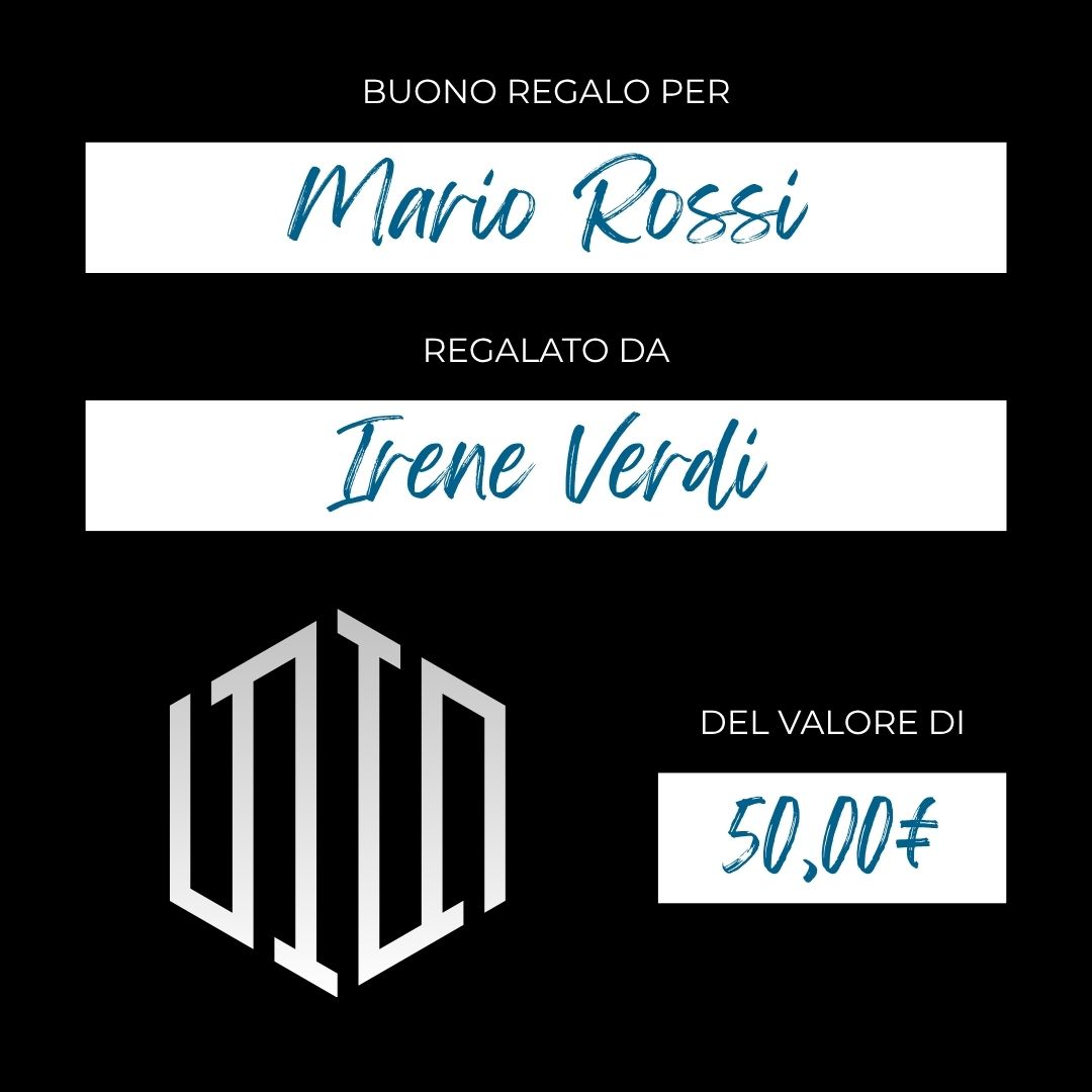 gift card 50 euro Alessio Lala