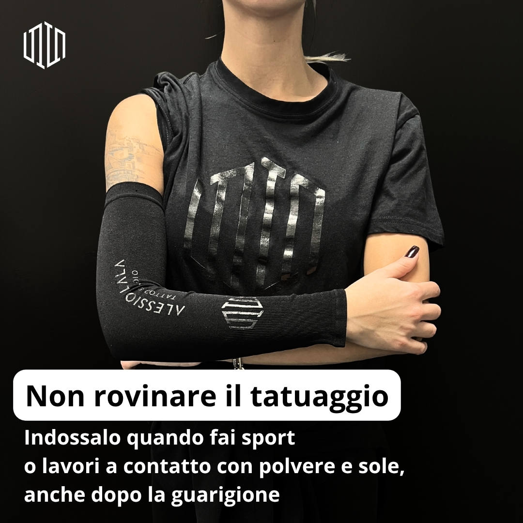 Manicotti Protettivi Tattoo – Termici, Traspiranti, Anti-UV, Elasticizzati Unisex - immagine 3