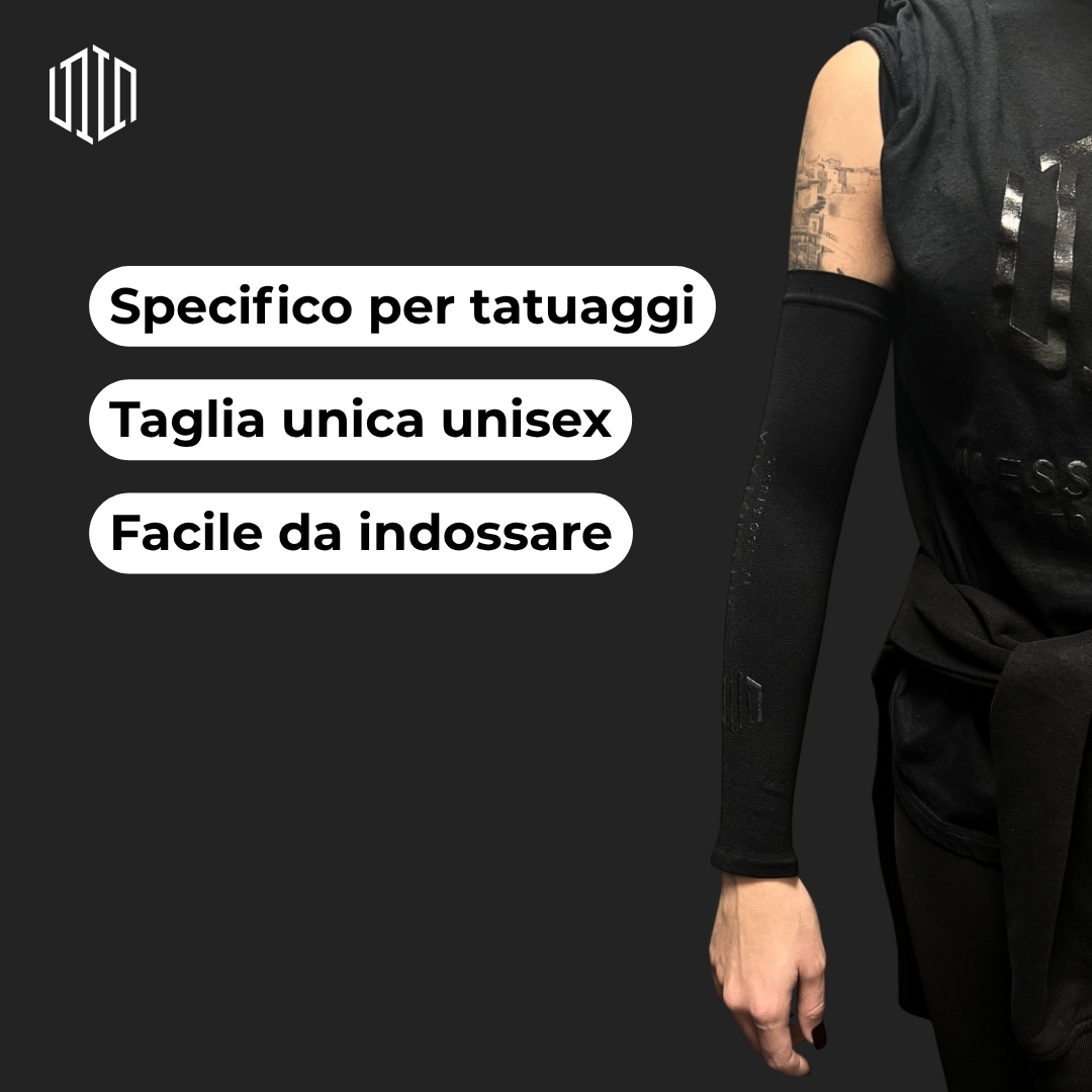 Manicotti Protettivi Tattoo – Termici, Traspiranti, Anti-UV, Elasticizzati Unisex - immagine 11
